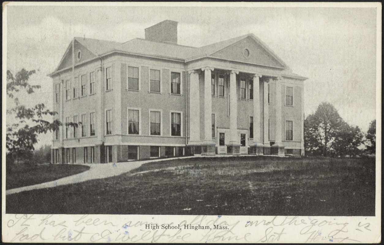 High school, Hingham, Mass.