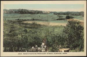 Peck's Pasture from East Street, Hingham, Mass.
