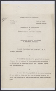 Sacco-Vanzetti Case Records, 1920-1928. Defense Papers. Decision on Requests for Ruling on Motion for New Trial, 1924. Box 15, Folder 14, Harvard Law School Library, Historical & Special Collections