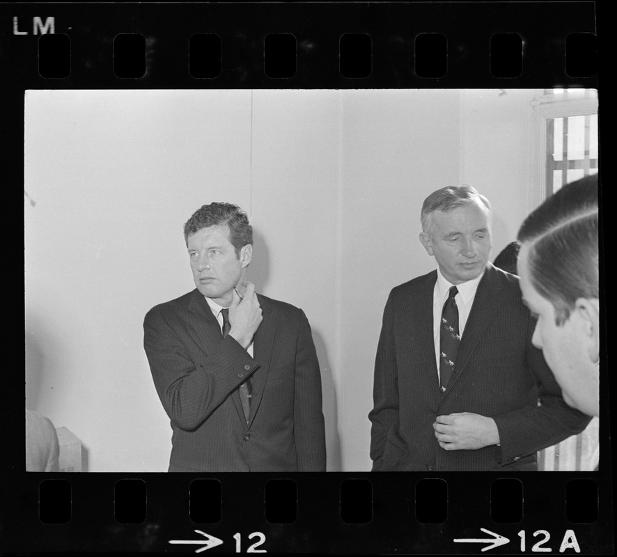 Boston city councilors Gerald F. O'Leary and Patrick McDonough during City Council tour of Charles Street Jail