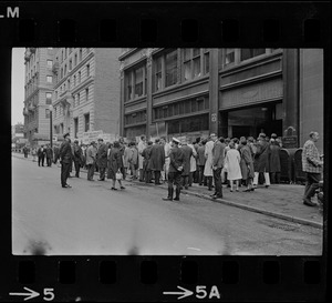 Anti-segregation protest at Boston School Committee headquarters