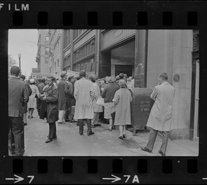 Anti-segregation protest at Boston School Committee headquarters