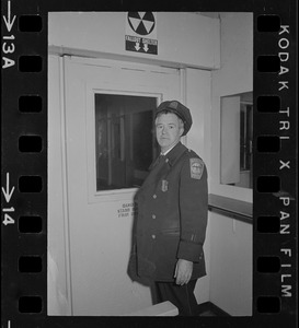 Police officer at Charles Street Jail