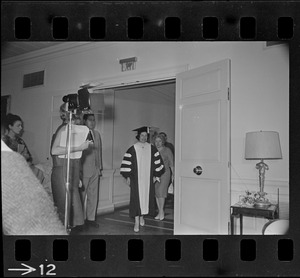 Lady Bird Johnson at Radcliffe College Baccalaureate exercises