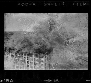 Jordan Marsh warehouse fire in Cambridge