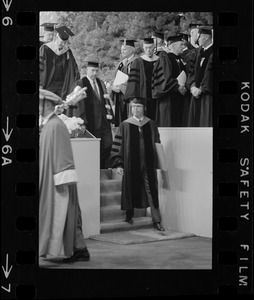 MIT's new president Howard W. Johnson at his inauguration