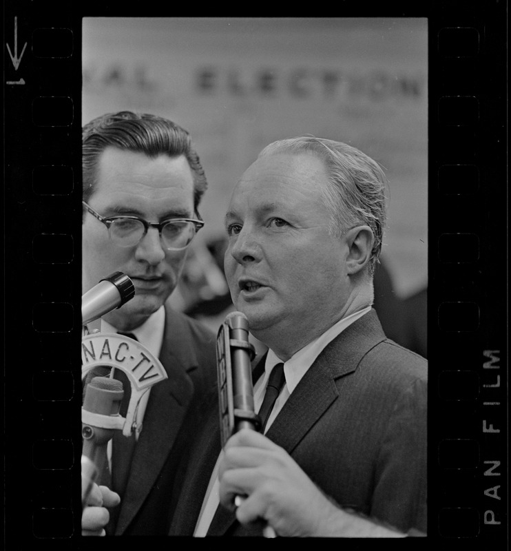 Boston Mayor John Collins on the night of his re-election