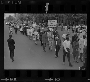 Civil rights parade in Springfield