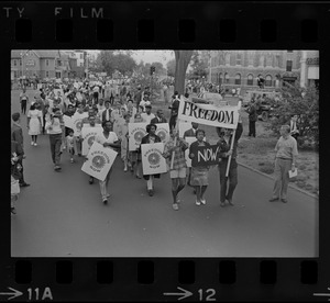 Civil rights parade in Springfield