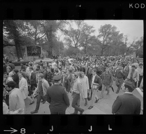 Protest against moving University of Massachusetts campus to Columbia Point