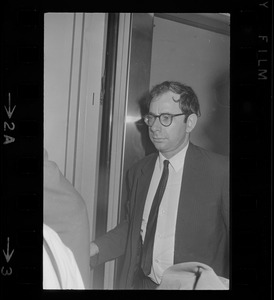 Marcus Raskin after being found innocent of anti-draft conspiracy charges in "Boston Five" trial