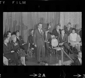 Richard Nixon during campaign rally at Somerset Hotel