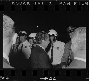 Richard Nixon departing from Logan Airport