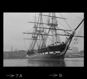 USS Constitution during its annual turnaround