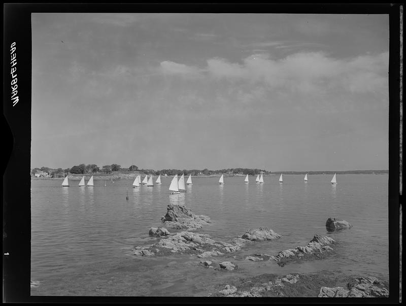 Marblehead, marine, sailboats on water