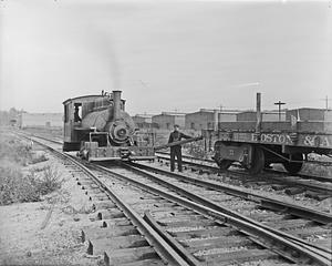 Accident, view showing how accident occurred on railroad, 1st position