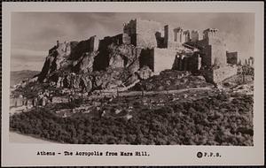 Athens - the Acropolis from Mars Hills