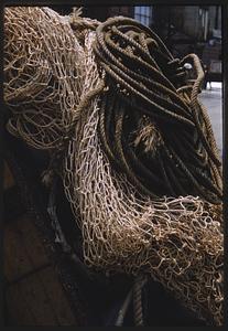 Pile of ropes and nets