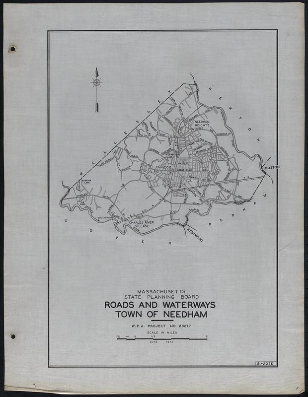 Roads and Waterways Town of Needham - Digital Commonwealth