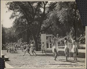 Tercentenary, pageant on Boston Common, scene showing the Dancers of Light