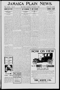 Jamaica Plain News, September 03, 1910