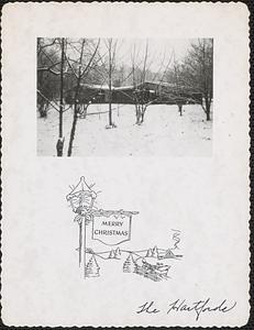 Mary and Winslow Hartford Christmas Cards (n.d.)