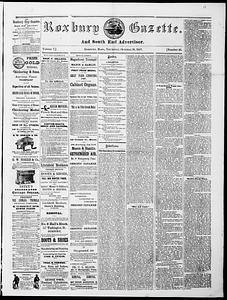 Roxbury Gazette and South End Advertiser, October 10, 1867