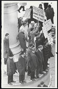 Pro-Wet Hecklers in Post Office Square.