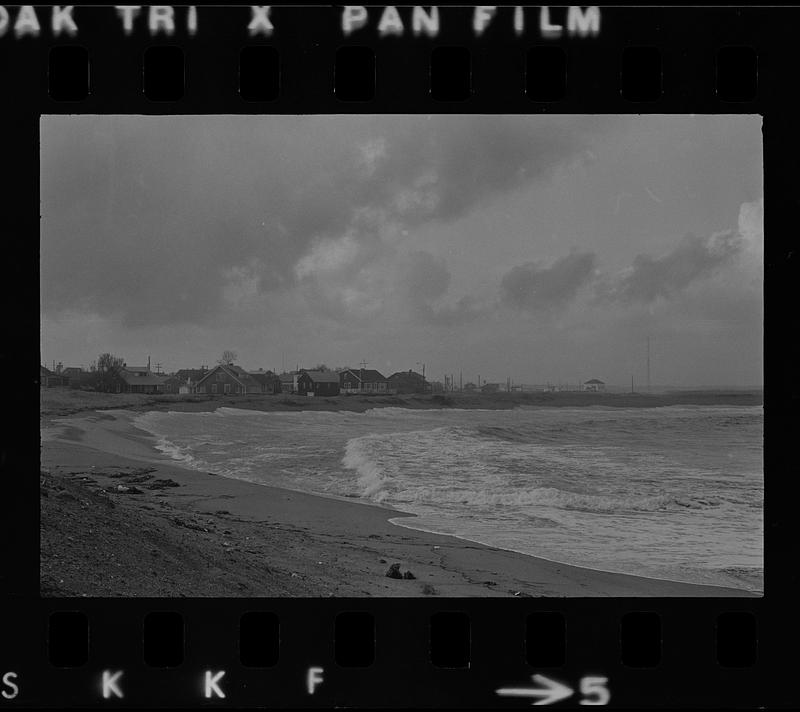 Plum Island surf, beach, and clouds