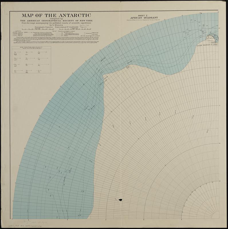 Map of the Antarctic