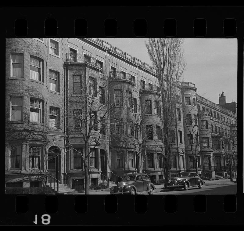 Bay State Road, Boston, Massachusetts, between Sherborn Street and