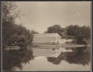 Zenas Marshal Crane grapery and greenhouse from the south