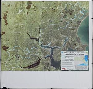 Commonwealth of Massachusetts, 183rd General Court, Middlesex, Suffolk, and Essex District, Senator Jarrett T. Barrios [aerial imagery]