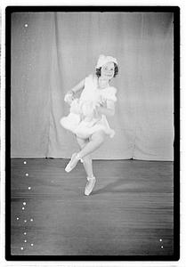 Girl ballet dancer in costume