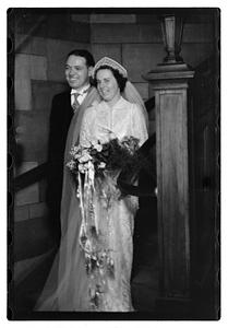 Wedding, daughter of Mrs. Richard Howard taken at Presentation Church Oak Sq. Brighton