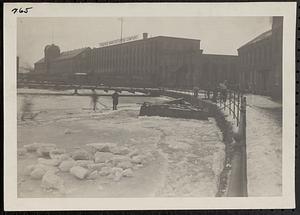 Albion Paper Co.- ice at headgate 1907