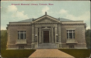 Griswold Memorial Library, Colerain, Mass.