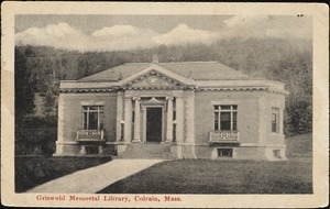 Griswold Memorial Library, Colrain, Mass.