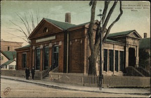 Police station and library, Dorchester Lower Mills, Mass.