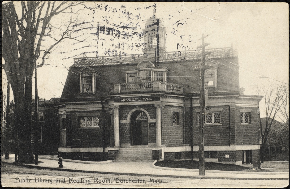 Boston Public Library. Codman Square Reading Room