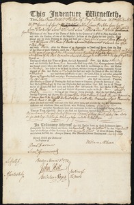 Ann Crosby indentured to apprentice with William McKean [Mckeen] of Boston, 20 September 1774