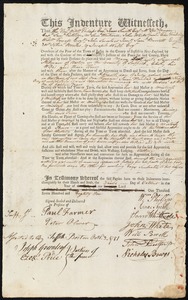 Mary Scott indentured to apprentice with Samuel Stilman of Boston, 3 October 1781