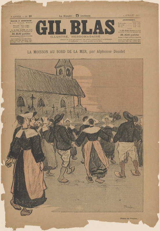 La moisson au bord de la mer