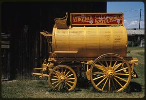 Virginia City Water Works wagon, likely Virginia City, Montana