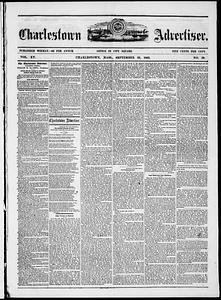 Charlestown Advertiser, September 23, 1865