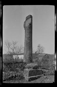 Liang monument in village a few miles from Nanking