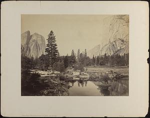 View down Yosemite Valley from Ferry Bend