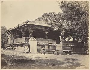 General view of old temple, Bail Hangal, Belgaum District