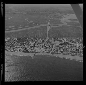 Aerial of Plum Island center erosion
