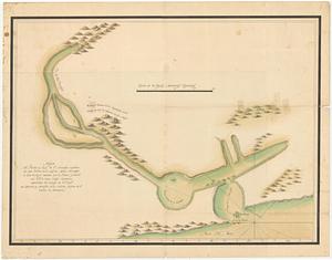 Mapa del puerto y rio de S.n Francisco explorado por tierra en el mes de Marzo del presen te ano de 1772